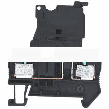 FUSE-TERMINAL BLOCK 5X20MM 4 MM2, 6,2 MM WIDTH SCHWARZ