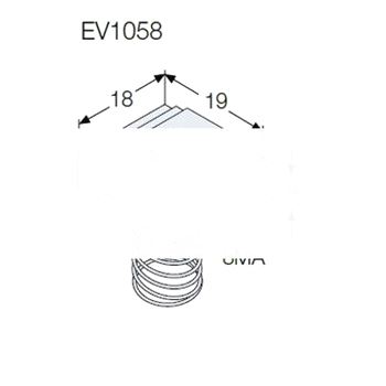 Гайка М8 для EV1050 (100шт)