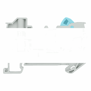 HYBRID FEED-THROUGH TERMINALN WITH QUICK AND SCREW CONNECTION, SECTION: 0.14 - 2.5 MM2, WIDTH: 6.2 MM, COLOR: GRAY