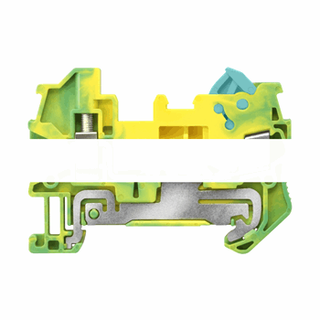 HYBRID PE TERMINAL WITH QUICK AND SCREW CONNECTION, SECTION: 0.25 - 1.5 MM2, WIDTH:5.2 MM, COLOR: GREEN-YEL