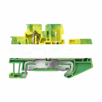 HYBRID TWO-TIER PROT. TERMINAL PLUG AND SPRING CONNECTION, SECTION:0.08 - 4 MM2, WIDTH: 5.2 MM, COLOR:GREEN-YEL