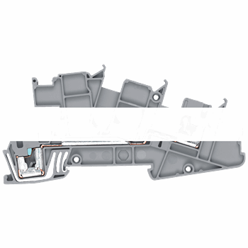 INSTA-TERMINALS-L 2,5 MM2, 5,2 MM WIDTH GREY