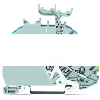 Клемма 2-уровневая нейтраль-земля с торцевой пластиной