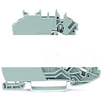 Клемма 2-уровневая проходная-нейтраль с пластиной
