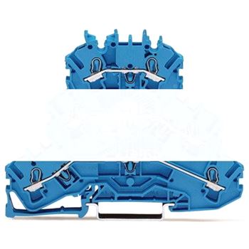 Клемма 3-уровневая N/N/N синяя