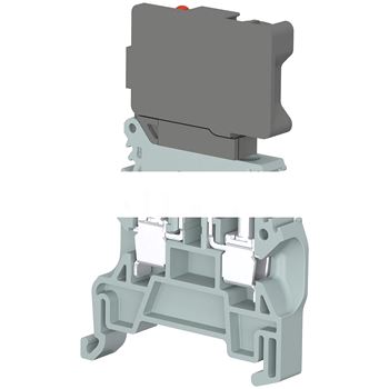 Клемма C4/6.SFD250 винтовая держатель предохранителя с инд. перегоревшего предохранителя 250В 4мм.кв.