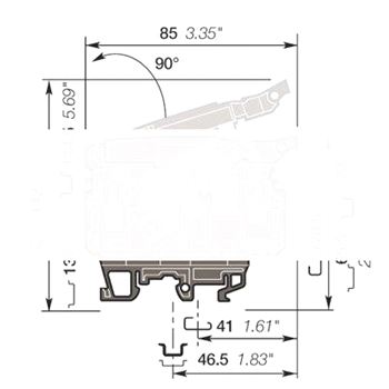 Клемма винтовая 10мм.кв ML10/13.SF.V0 (9095R1300)