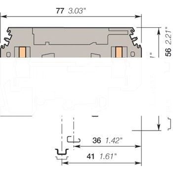 Клемма винтовая 6мм.кв M6/8.ST (5236R1700)