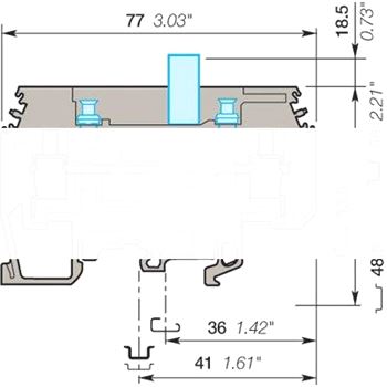 Клемма винтовая 6мм.кв. M6/8.ST3