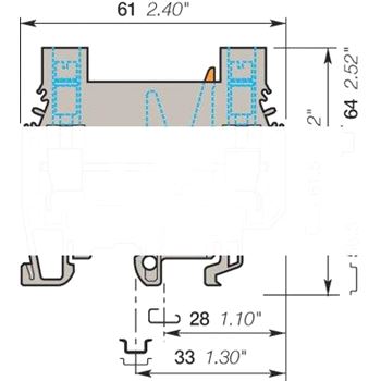 Клемма винтовая 6мм.кв M6/8.STA (5359R0200)