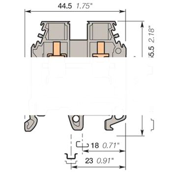 Клемма винтовая M10/10 10 мм.кв (5120R1700)