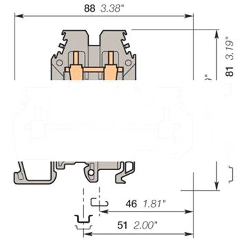 Клемма винтовая M6/8.D2 6мм.кв.