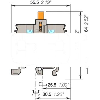 Клемма винтовая M6/8.STP1 6мм.кв.