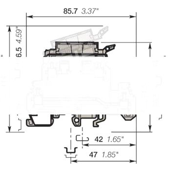 Клемма винтовая M/8.D2.SF 4мм.кв (5604R2100)