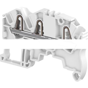 Клемма втычная ZK2.5-3P-WH белая 2.5 мм.кв 3 зажима
