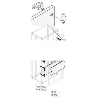 Комплект установки ОТ 1000/1250/1600 W=800мм (PKOH1080)