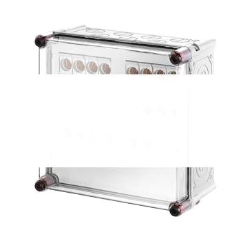 Корпус с вкручивающимися предохранителями  SZ. 2, TRANSPARENT COVER BASE DO2 8 X 3 X 63A COMPRISES 8HP1102+8HP5157+8HP1222