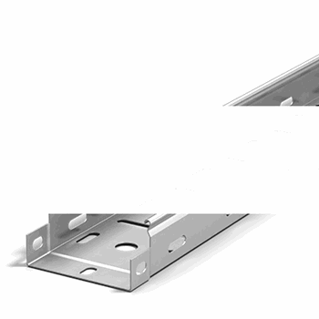 Лоток перфорированный 300х100 L=2м S=0,7мм оцинк.