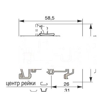 MA2,5/5.SNB-CPE Клемма винт 2,5мм.кв.