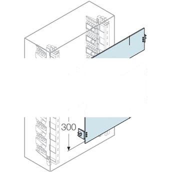 Модульная плата H=300мм для шкафа GEMINI (Размер2-3)