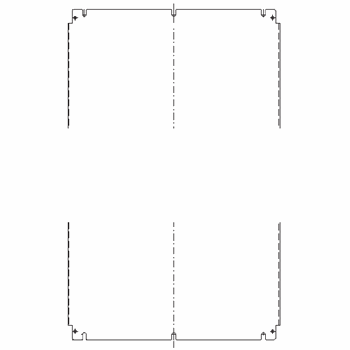 Монтажн. панель CM 5119/5120 940x1155 mmМонтажн. панель CM 5119/5120 940x1155 mm