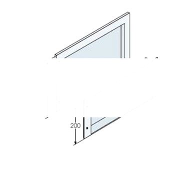 Панель глухая углубленная 200x600мм ВхШ