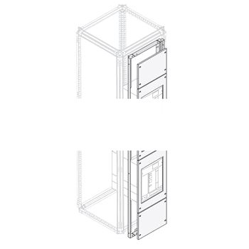 Панель на 2 щитовых прибора 72х72 H200 W400мм (PIRP2040)