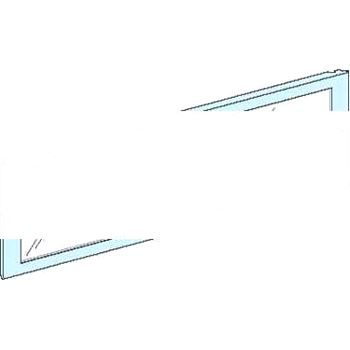 Панель передняя 12 модулей прозрачная