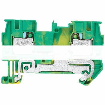 PE-TERMINAL BLOCK 4 MM2, 6,2 MM WIDTH GREEN-YELLOW