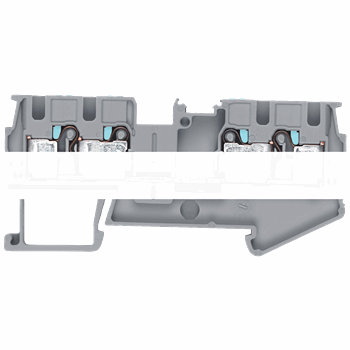 PE-TERMINAL BLOCK 4 MM2, 6,2 MM WIDTH GREY 4-CONNECTION POINTS