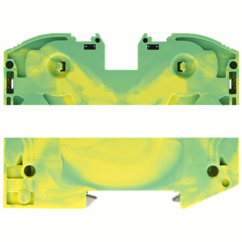 PE-TERMINAL BLOCK35MM2 IPO-CONNECTION WIDTH 16MM YELLOW-GREEN BOTH SIDES ARE CLOSED