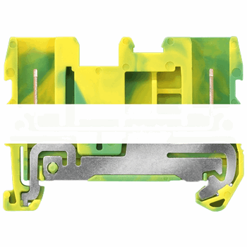 PE TERMINAL, PLUG CONNECTION ON BOTH ENDS, SECTION 0.08 - 2.5 MM2, WIDTH: 5.2 MM, COLOR:GREEN-YEL