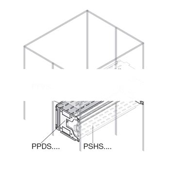 Перегородка боковая DIN-модуля H=200мм (PPDS0200)