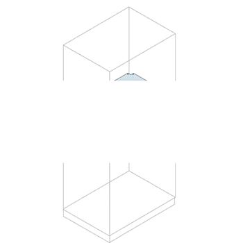 Перегородка горизонтальная 1000x300мм ШхГ