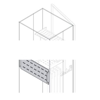 Перегородка вертикальная задняя 250x1250мм (PRVS2512)