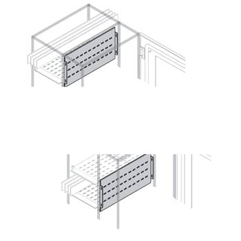 Перегородки фронтальные системных шин 200x1000мм (PFVS2012)