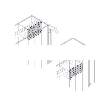 Перегородки фронтальные системных шин 200x200мм (PFVS2222)