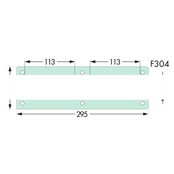 Пластина фланцевая F304