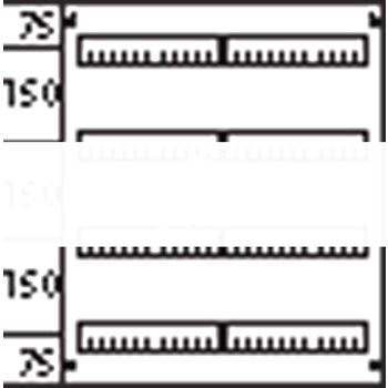 Пластрон AS224 600х500 (2ряда/ 4рейки) 150мм