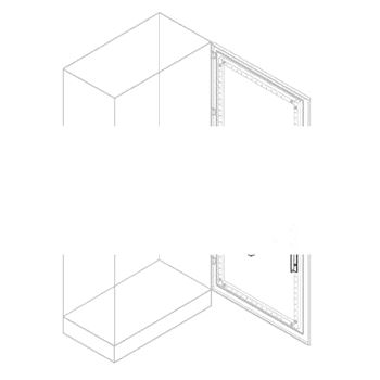 Полка 280x250мм ШхГ для двери Ш=600мм