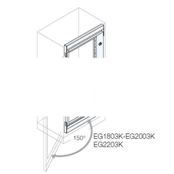 Рама 19 дюймов поворотная 43HE 2200x800мм