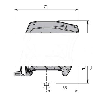 Разделитель цепей CS-R3 для втычных клемм ZK