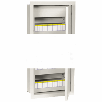 Щит распределительный встраиваемый ЩРв-48з IP31 с замком