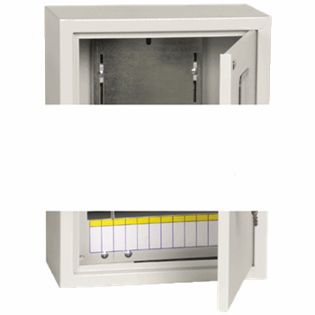 Щит учетно-распределительный навесной ЩУРн-1/12 IP31 замок окно