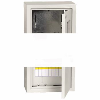 Щит учетно-распределительный навесной ЩУРн-1/9зо IP31 замок окно
