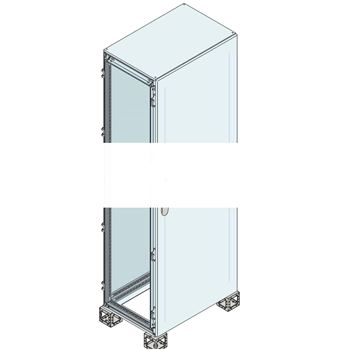 Шкаф ISX непрозрачная дверь 1800x1000x500 нержавеющая сталь