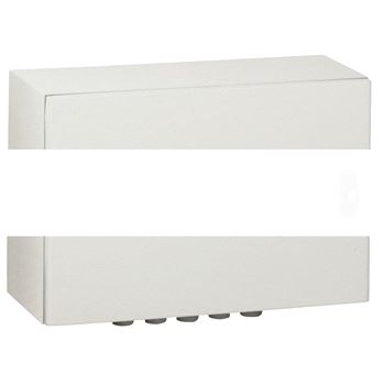 Шкаф металлический Atlantic IP55 IK10 RAL7035 400x600x250 горизонтальный (35506)