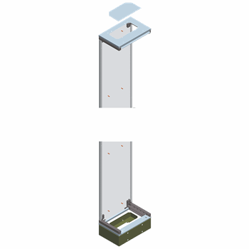 ШКАФ РАСПРЕД.A630U IP30/43 H1600 W300 D250