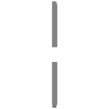 SIVACON, cover, for connecting side-by-side mounting plates, H: 1800 mm, galvanized