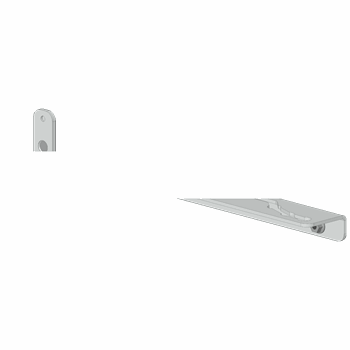 SIVACON, door stay, with variable opening angle, galvanized